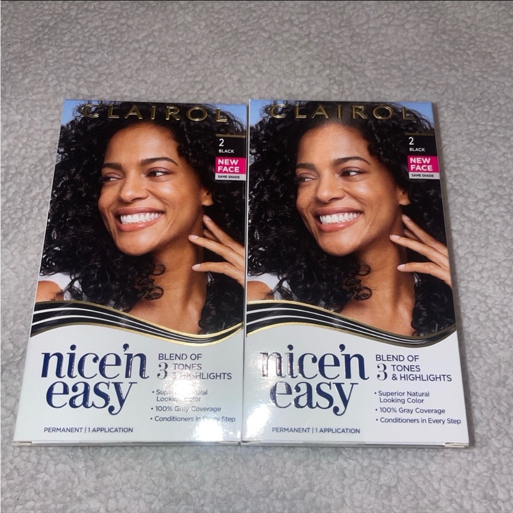 Clairol nice n easy hair dye black